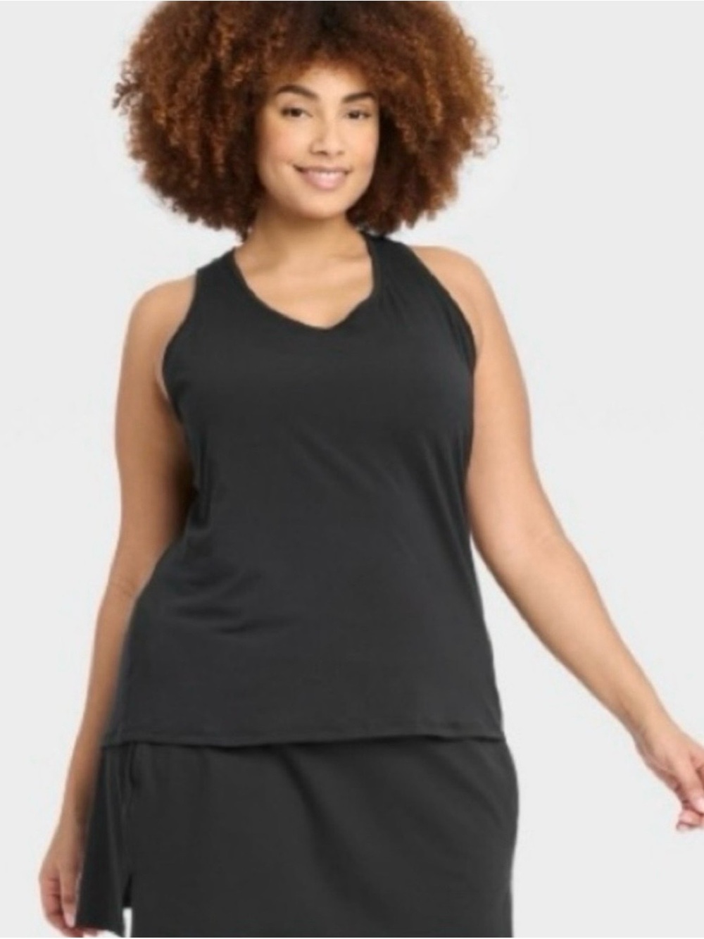 All in Motion Womens Racerback Tank Black 
Size XXL New